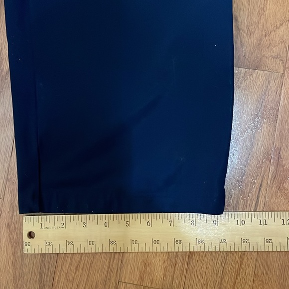 Men’s Under Armor Size XXL Sweatpants Track Pants with Leg Zippers Navy Blue - Picture 10 of 11